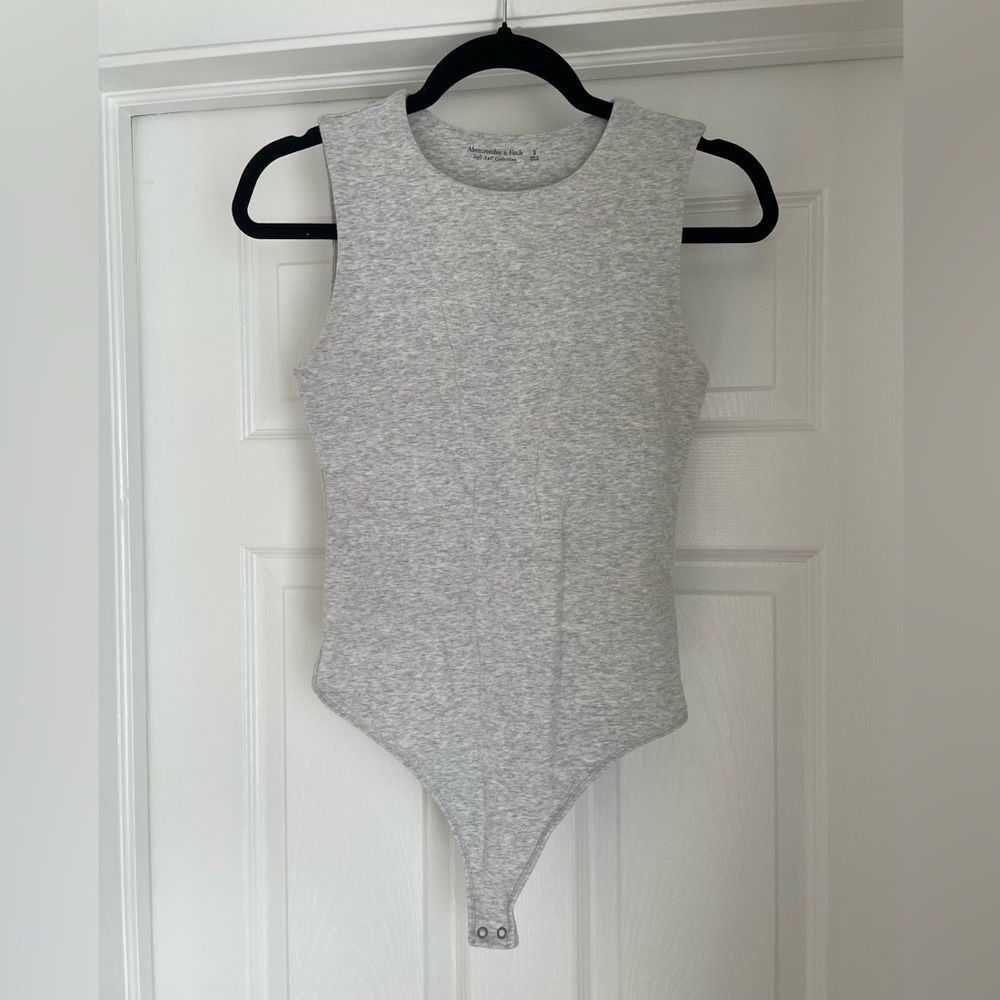 Abercrombie & Fitch Heather Gray Bodysuit